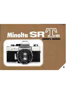 Minolta SRT 101 manual. Camera Instructions.